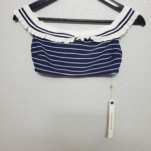 Jonathan Simkhai swim top, size S